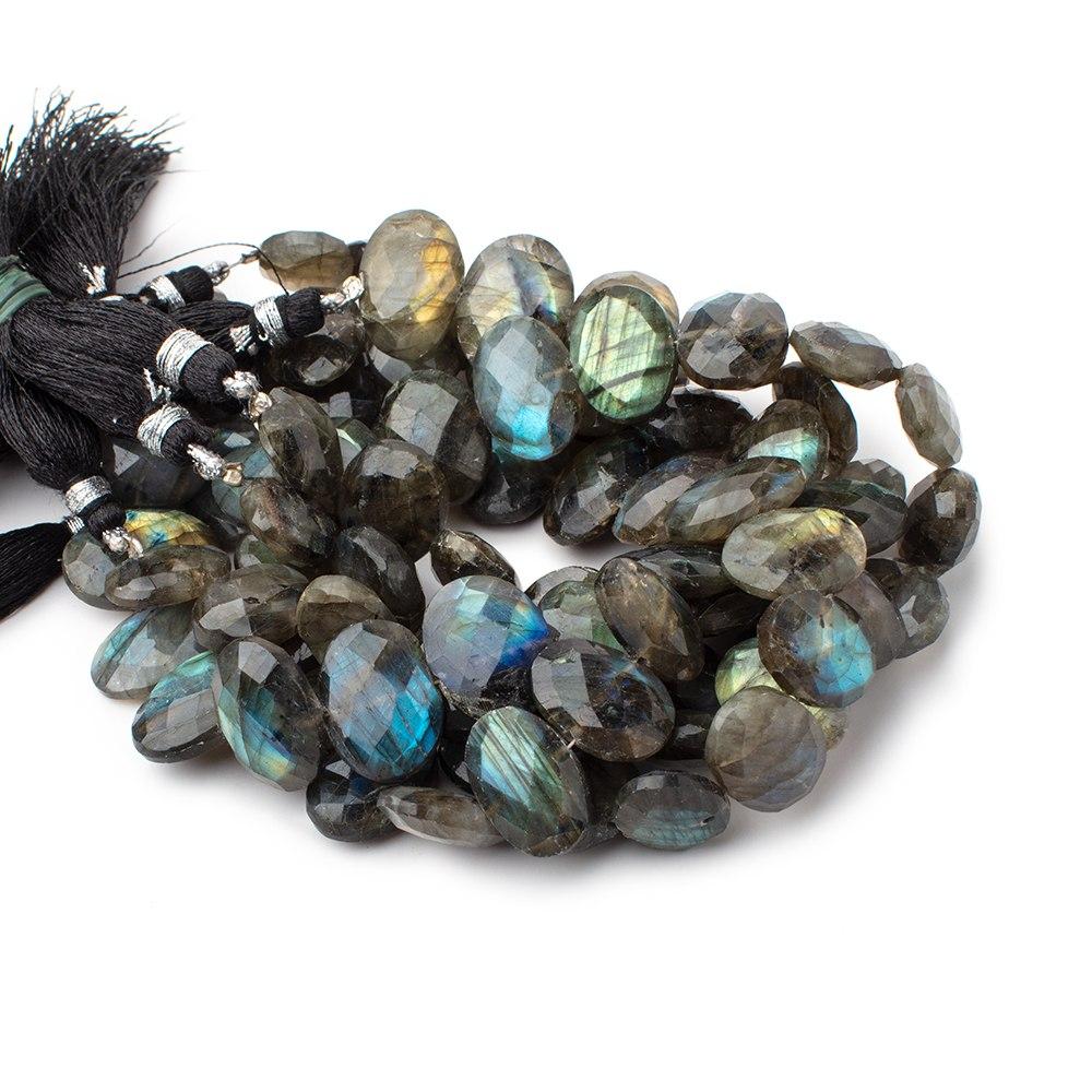 14-16mm Labradorite Faceted Oval Beads 7.5 inch 13 pieces (ONLINE ORDER ONLY)