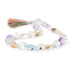 14-19mm Multi Gemstone Plain Nugget Beads 16 inch 23 pieces (ONLINE ORDER ONLY)