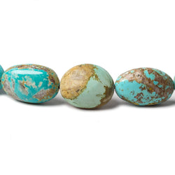 14-20mm Persian Turquoise Plain Nugget Beads 18 inch 27 beads (ONLINE ORDER ONLY)