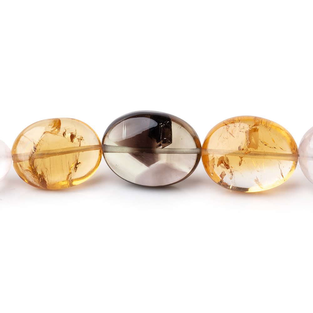 10x9-14x10mm Multi-Gemstone plain nugget beads 16 inch 32 pieces A (ONLINE ORDER ONLY)