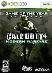 Call of Duty 4 Modern Warfare [Game of the Year] - Xbox 360 (ONLINE ORDER ONLY)