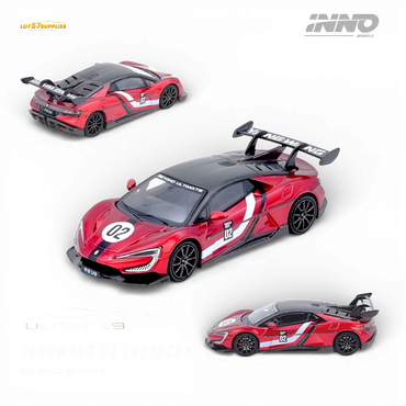 (Pre-Order) INNO64 YANGWANG U9 Nurburgring Test Car 2025 - Fastest EV 1:64 (ONLINE ORDER ONLY)
