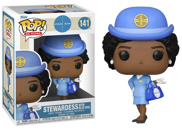 Stewardess w/Blue Bag (Pan Am, Ad Icons) 141 (Online Order Only)