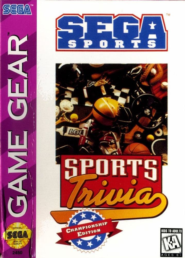 Sports Trivia (Sega Game Gear) (ONLINE ORDER ONLY)