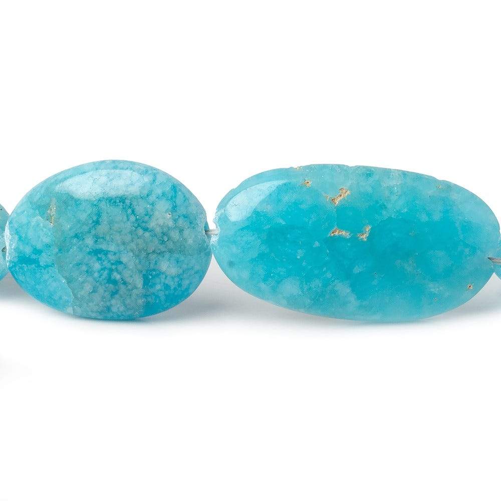 14.5x11-28x15mm Hemimorphite plain nuggets 16 inch 23 beads (ONLINE ORDER ONLY)