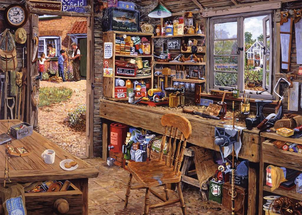 Puzzle: Large Format - Dad's Shed