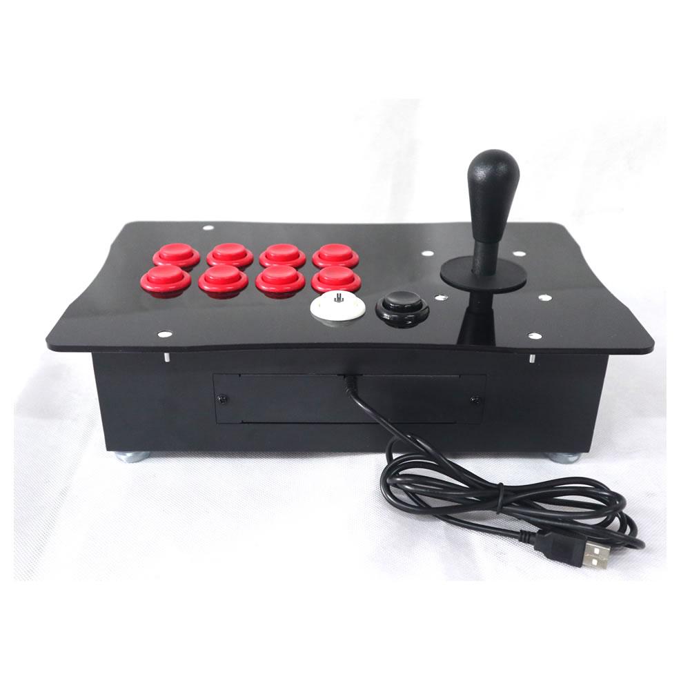 RAC-J500H USB Happ Competition Arcade Fight Stick for PC – Concave Buttons (Online Only)