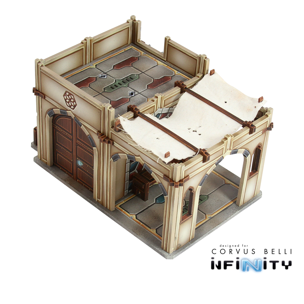 Alcazaba Utility Buildings (2-Pack) — Bare MDF