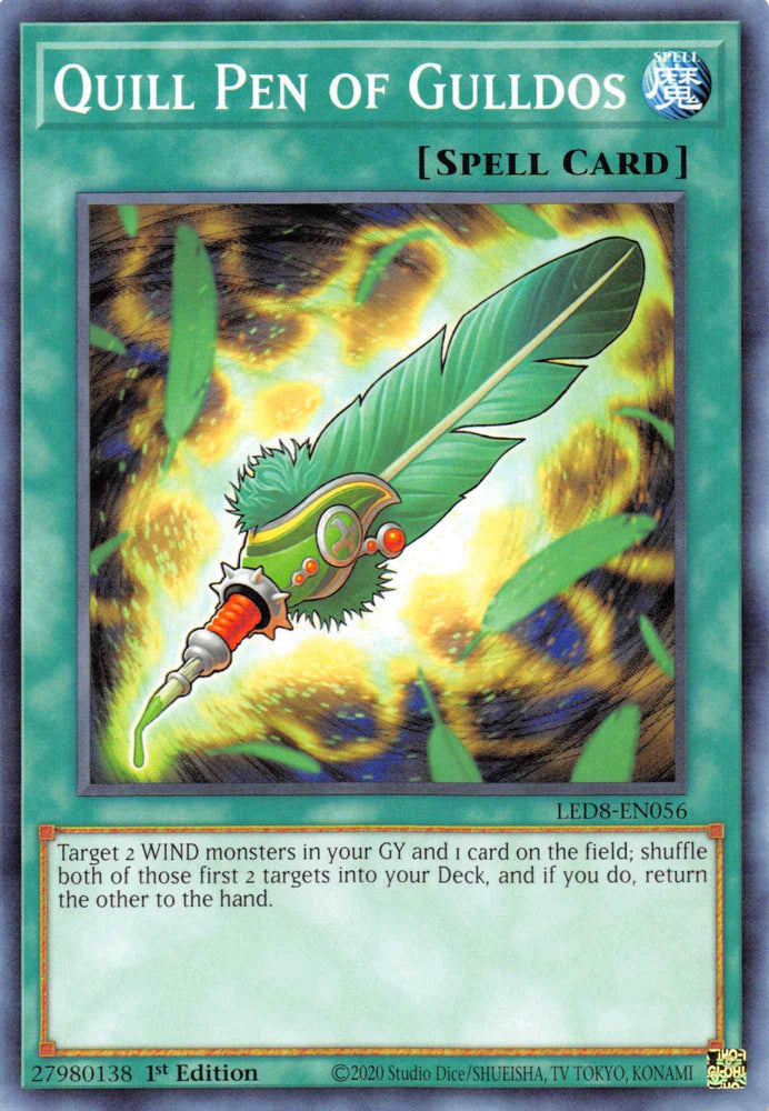 Quill Pen of Gulldos [LED8-EN056] Common (ONLINE ORDER ONLY)