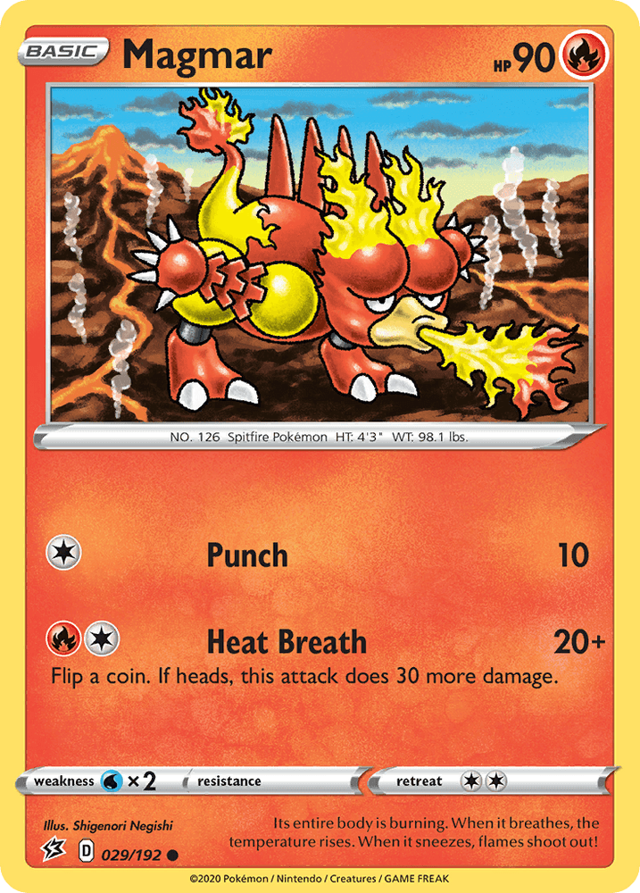 Magmar (029/192) [Sword & Shield: Rebel Clash] (Online Only)