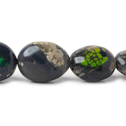 14x11-24x17mm Ethiopian Opal & Matrix Plain Nuggets 18 inch 23 Beads (ONLINE ORDER ONLY)