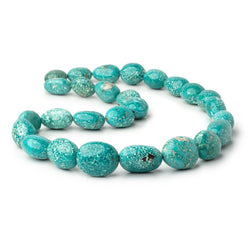 14x12-20x17mm Mongolian Turquoise Plain Nugget 18 inch 27 Beads AA (ONLINE ORDER ONLY)