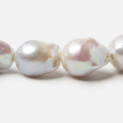 14x19-15x20mm Off White Ultra Baroque 2.5mm Hole Freshwater Pearls 5 pcs (ONLINE ORDER ONLY)
