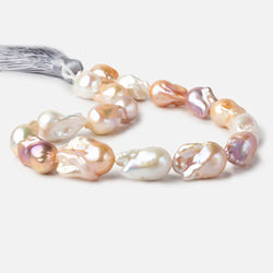 14x19-15x26mm Tri-Color Ultra Baroque Freshwater Pearls 16 inch 17 pieces AA grade (ONLINE ORDER ONLY)