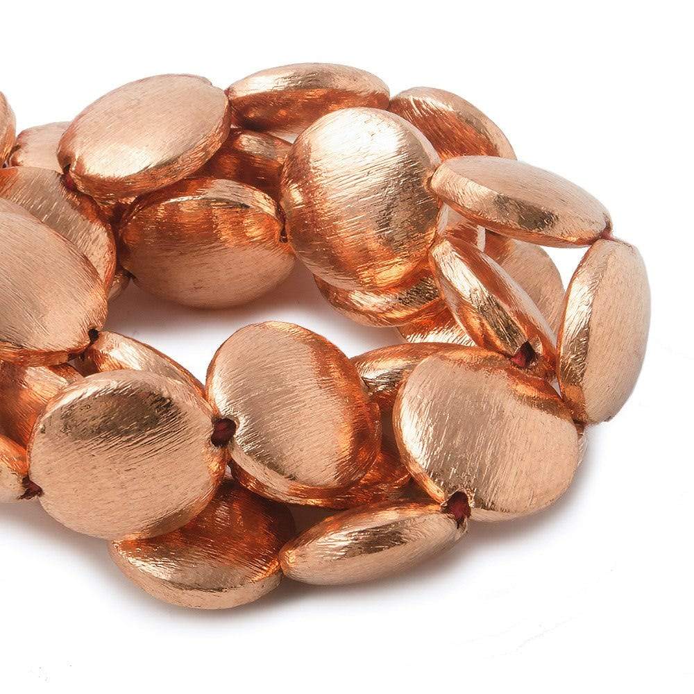 14xmm Brushed Copper Bead Coin 8 inch 14 pcs (ONLINE ORDER ONLY)