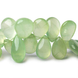 15-18mm Prehnite Plain Pear Beads 8 inch 41 pieces (ONLINE ORDER ONLY)