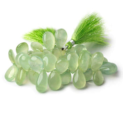 15-18mm Prehnite Plain Pear Beads 8 inch 41 pieces (ONLINE ORDER ONLY)