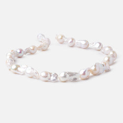 15-25mm Creamy White Ultra Baroque Freshwater Pearls 15 inch 15 Beads AAA (ONLINE ORDER ONLY)