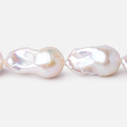 15-25mm Creamy White Ultra Baroque Freshwater Pearls 15 inch 15 Beads AAA (ONLINE ORDER ONLY)