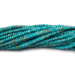 1.5-2mm Robin's Egg Blue Turquoise disc rondelle beads 18 inch 331 pieces (ONLINE ORDER ONLY)
