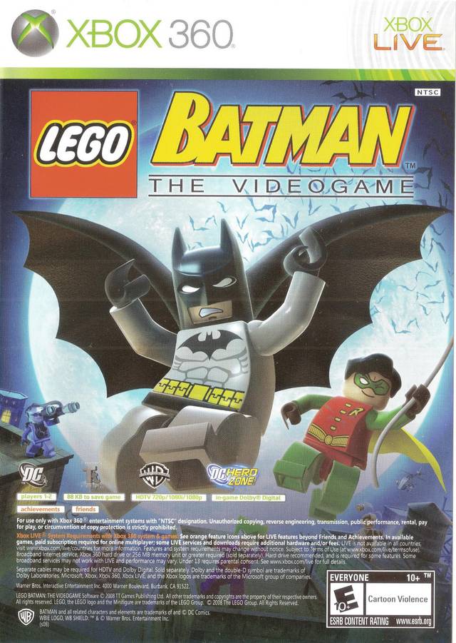 LEGO Batman Game & Movie Bundle (Xbox 360) (ONLINE ORDER ONLY)