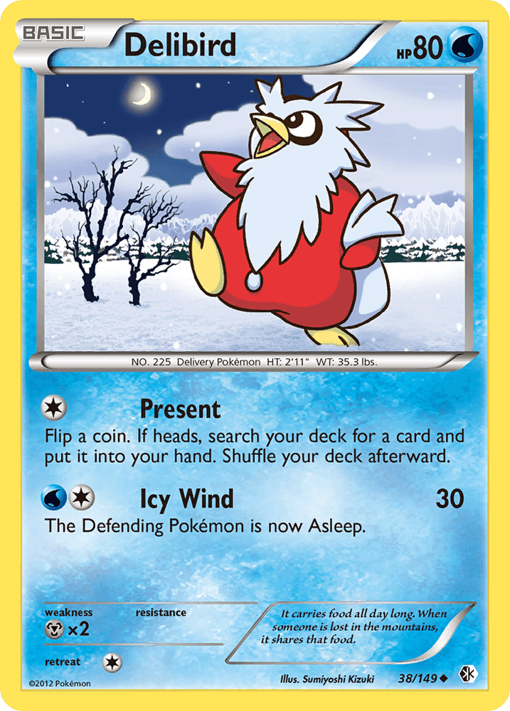 Delibird (38/149) [Black & White: Boundaries Crossed] (Online Only)
