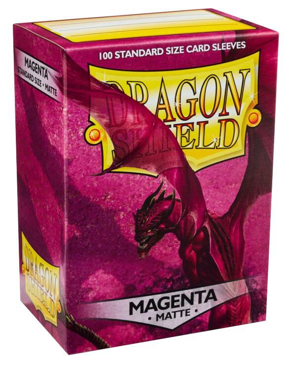 Dragon Shield: Standard 100ct Sleeves - Magenta (Matte) (Online Order Only)