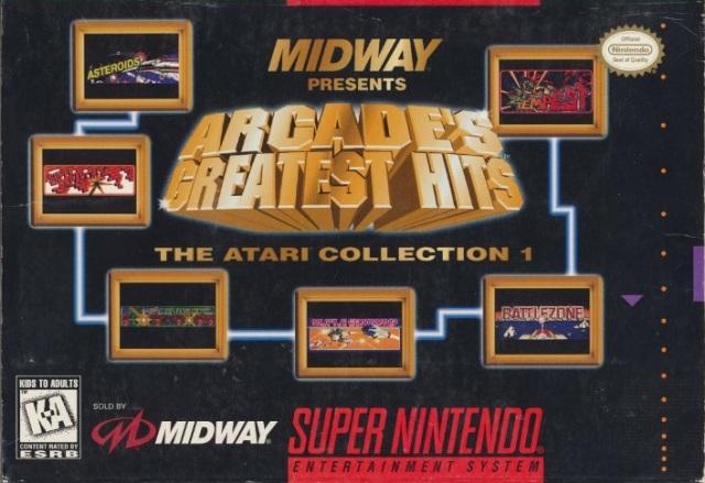 Arcade's Greatest Hits Atari Collection 1 (Super Nintendo) (Online Only)
