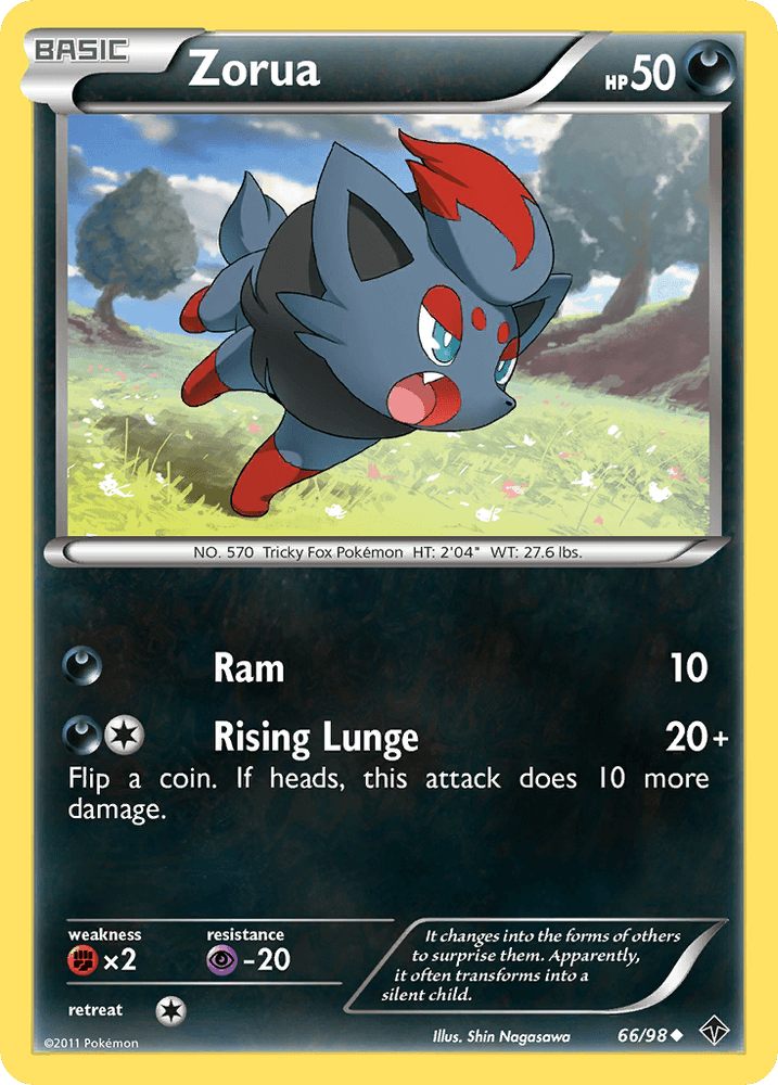 Zorua (66/98) [Black & White: Emerging Powers] (Online Only)