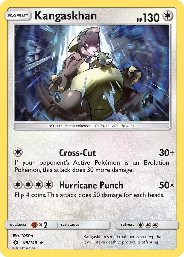 Kangaskhan (99/149) (Theme Deck Exclusive) [Sun & Moon: Base Set] (Online Only)