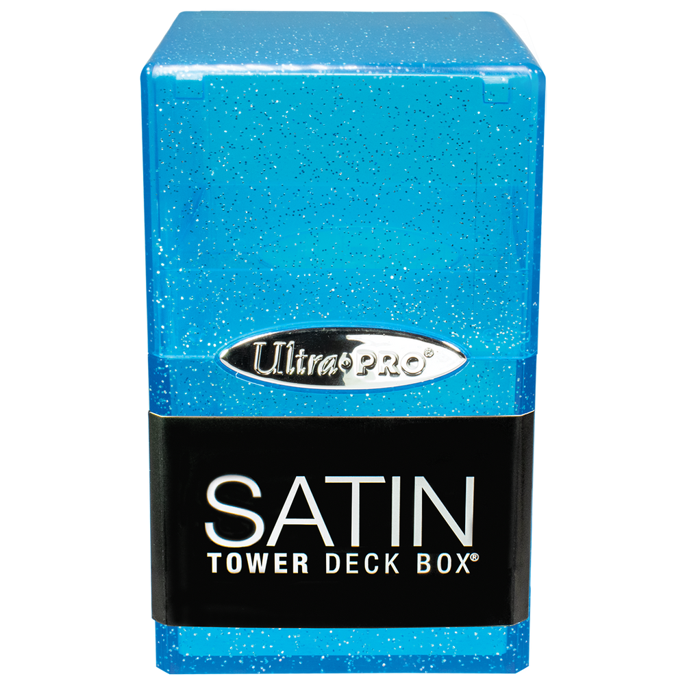 Glitter SATIN® Tower DECK BOX® - Blue (ONLINE ORDER ONLY)