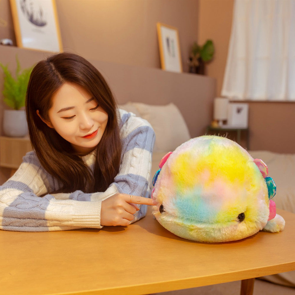Cute Rainbow Plush Salamander (ONLINE ORDER ONLY)