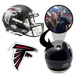 Atlanta Falcons NFL Mini Helmet - Picture Inside (Online Order Only) (ONLINE ORDER ONLY)