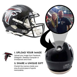Atlanta Falcons NFL Mini Helmet - Picture Inside (Online Order Only) (ONLINE ORDER ONLY)