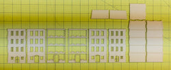 15mm European City Corner Building (Matboard) - 15MCSS124 (Online Order Only)
