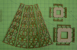 Oil Drilling Tower (Oil Derrick) - MDF - 15MMDF161 (Online Order Only)