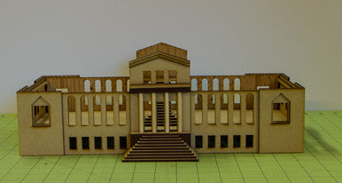 15mm WWII Government Building - Removable Top Floor (MDF) - 15MMDF350-3 (Online Order Only)