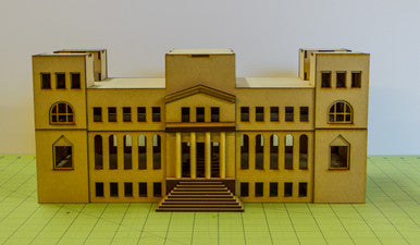 15mm WWII Government Building - Removable Top Floor (MDF) - 15MMDF350-3 (Online Order Only)