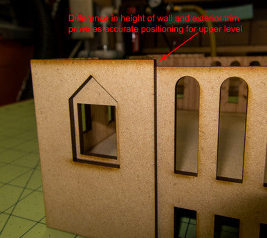 15mm WWII Government Building - Removable Top Floor (MDF) - 15MMDF350-3 (Online Order Only)