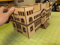15mm WWII Government Building - Removable Top Floor (MDF) - 15MMDF350-3 (Online Order Only)