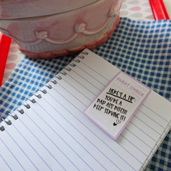 Guest Check: Here's a Tip| Magnetic Bookmark (ONLINE ORDER ONLY)