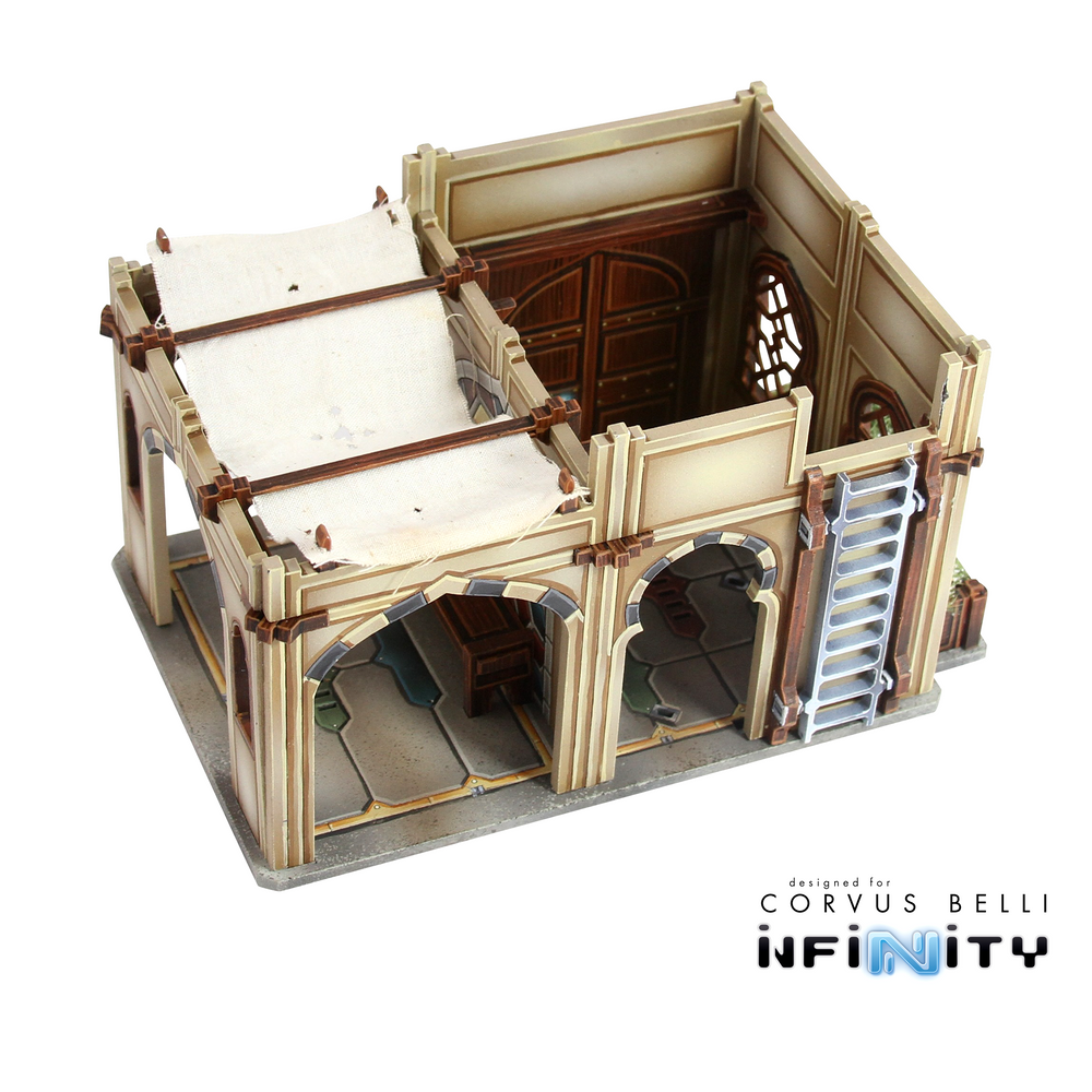 Alcazaba Utility Buildings (2-Pack) — Bare MDF