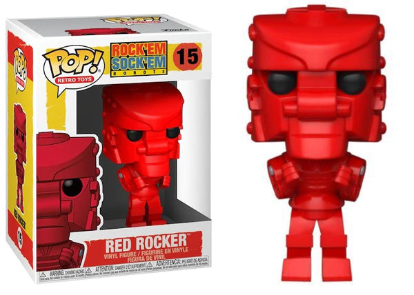 Red Rocker (Rock 'Em Sock Robots, Retro Toys) 15 (Online Order Only)