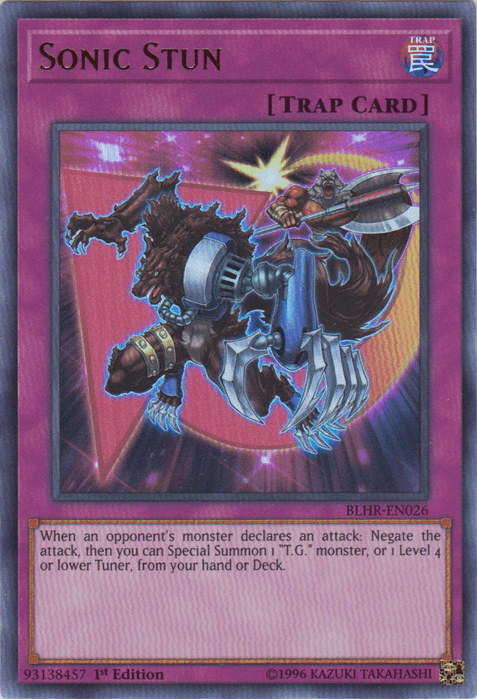 Sonic Stun [BLHR-EN026] Ultra Rare (ONLINE ORDER ONLY)
