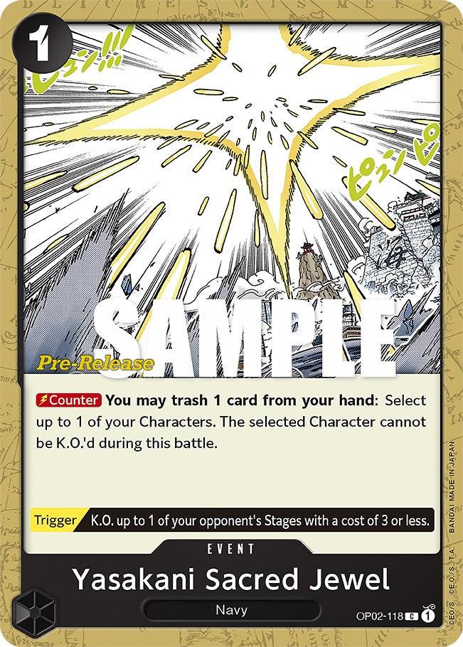 Yasakani Sacred Jewel [Paramount War Pre-Release Cards] (ONLINE ORDER ONLY)