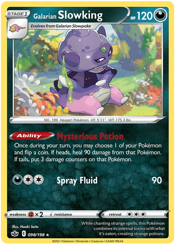 Galarian Slowking (098/198) [Sword & Shield: Chilling Reign] (Online Only)