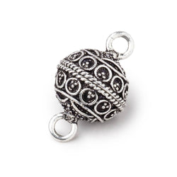 15mm Circle Design Magnetic Clasp 1 piece