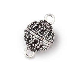 15mm Moroccan Design Round Magnetic Clasp 1 piece