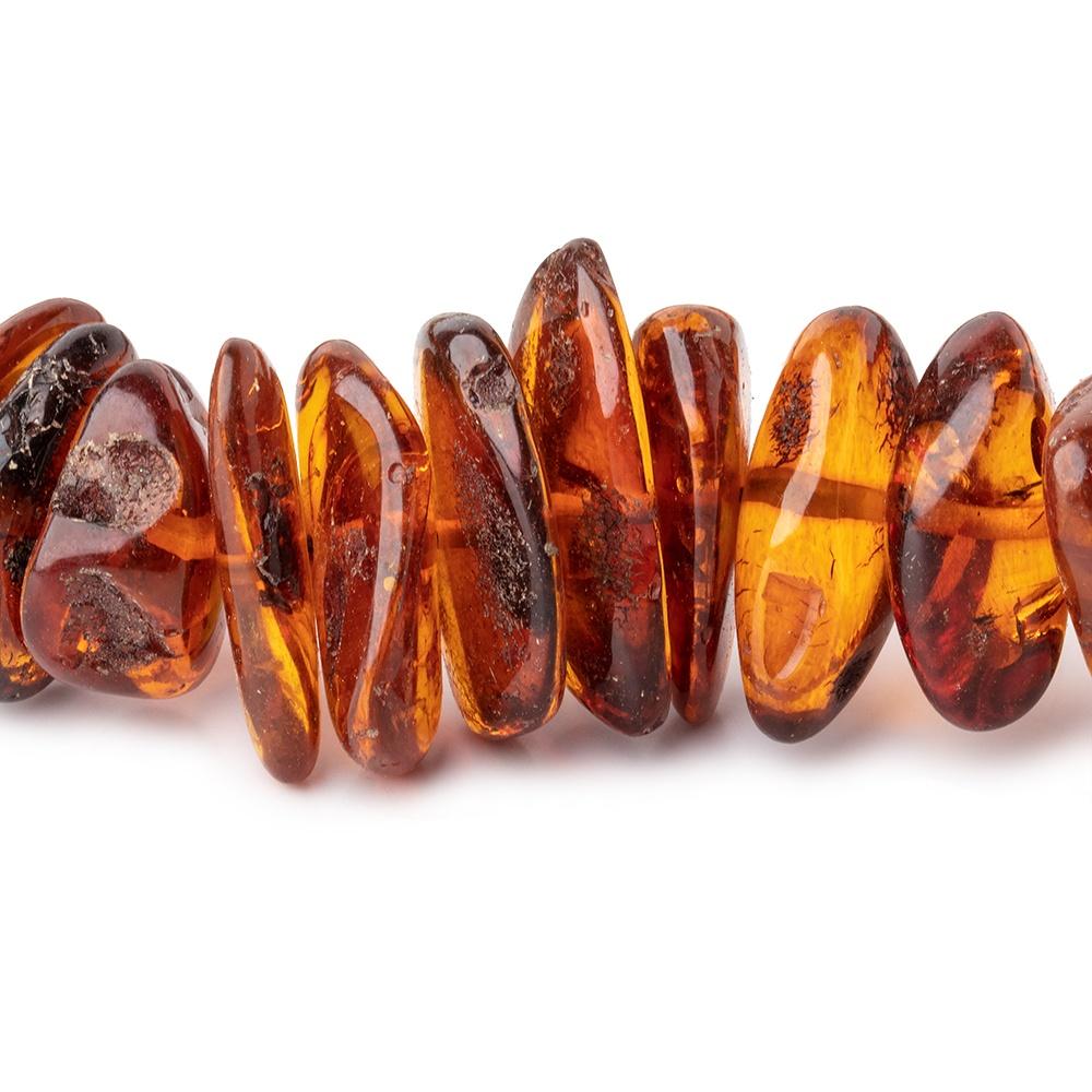15x10-23x17mm Baltic Amber Plain Nugget Beads 20 inch 90 pieces (ONLINE ORDER ONLY)