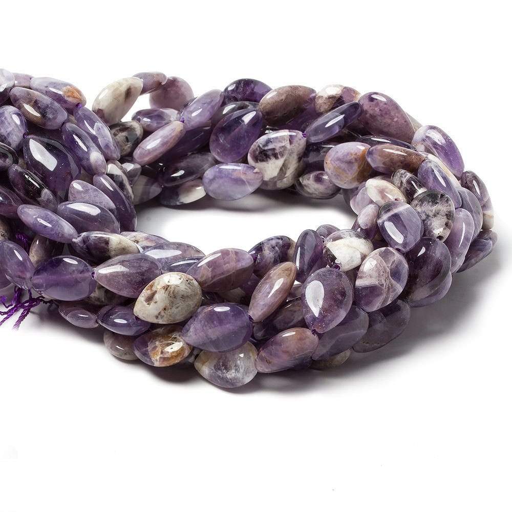 15x10x5mm Cape Amethyst straight drilled plain pears 15 inch 27 beads (ONLINE ORDER ONLY)